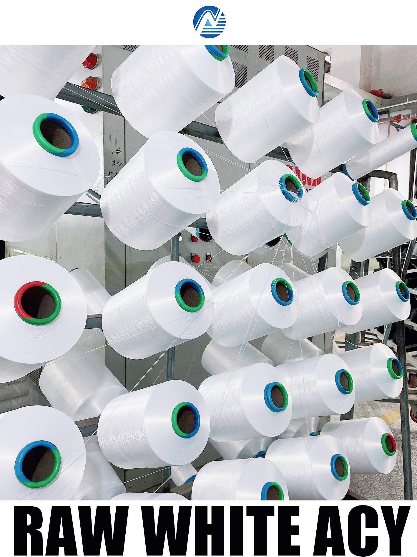 China Manufacturer init nga pagbaligya sa hilaw nga puti nga ACY 40100 alang sa knitting ug weaving China Manufacturer init nga pagbaligya sa hilaw nga puti nga ACY 40100 alang sa knitting ug weaving